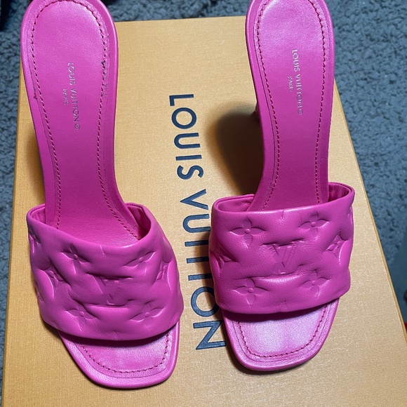 Authentic Louis Vuitton sandal/heels - Picture 1 of 5